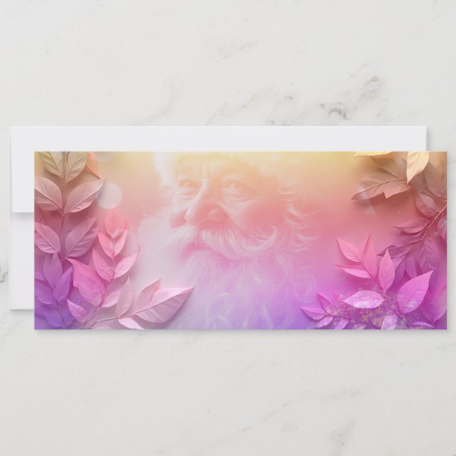 Rameaux de fleurs et père noël (Framsida)