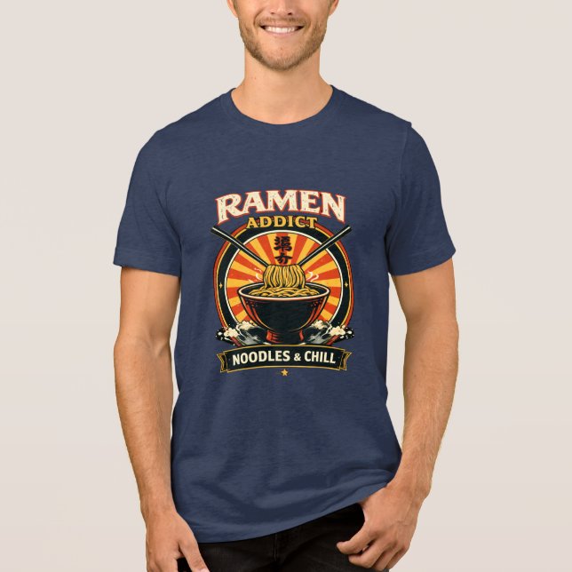Ramen Addict Apparel T Shirt (Framsida)
