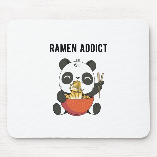 Ramen Addict Panda Bear | Japanska Cooks Gift Idea Musmatta (Framsidan)