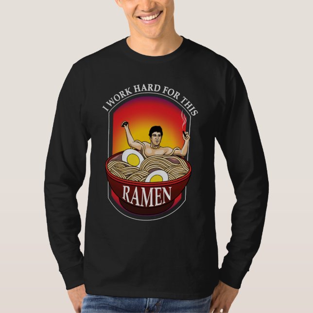 Ramen Älskare Gangster T Shirt (Framsida)