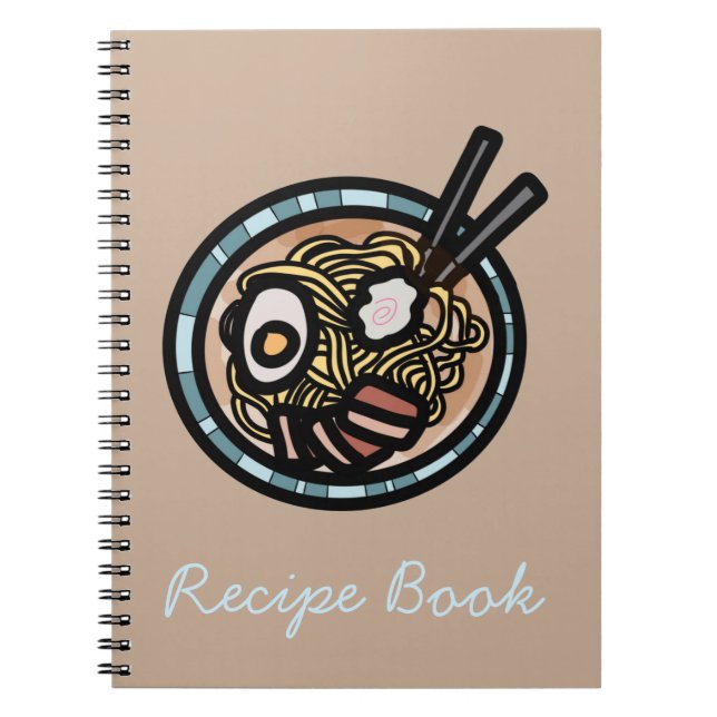 Ramen älskare söt japansk anteckningsbok (Framsidan)