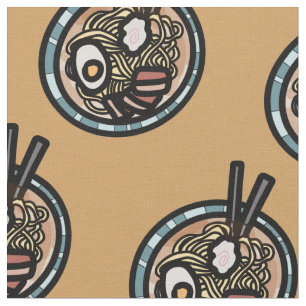 Ramen älskare söt japansk tyg