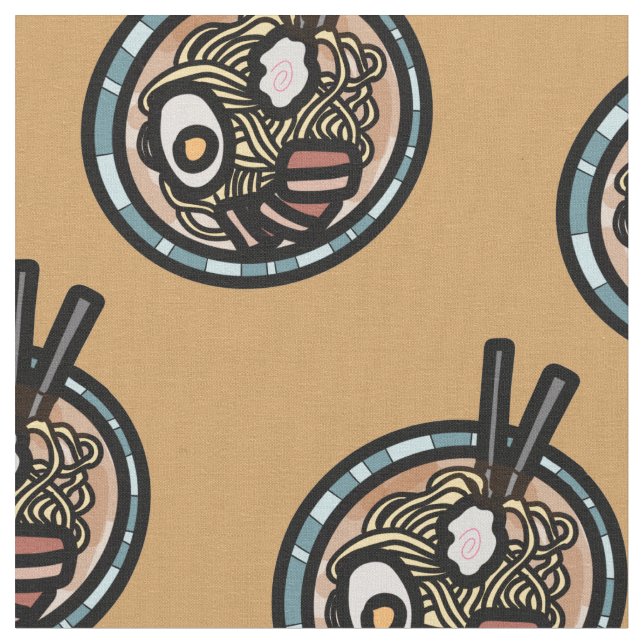 Ramen älskare söt japansk tyg (Närbild)