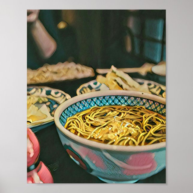 Ramen älskare-teckningar poster (Framsidan)
