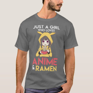 Ramen and Anime Girl Japansk Food Japan 1311 T Shirt
