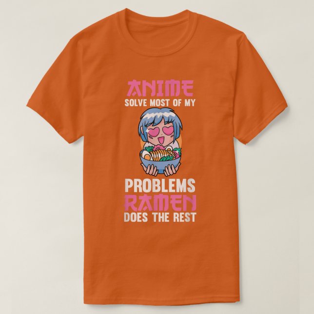 Ramen Anime  T Shirt (Design framsida)