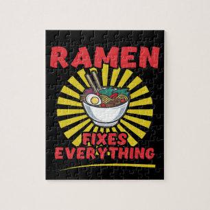 Ramen åtgärdar allt - luddig Ramen-offertdesign Pussel