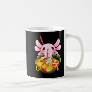 Ramen Axolotl Kawaii Anime Jape Food Gift Girl Kaffemugg