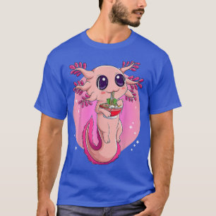 Ramen Axolotl Kawaii Anime Jape Food Gift Girl T Shirt