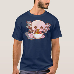Ramen Axolotl Kawaii Anime Jape Food Girls Tee