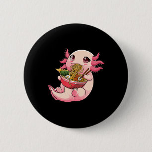 Ramen Axolotl Kawaii Anime Jape Food Girls Tee Knapp