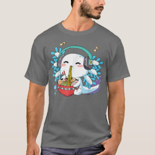 Ramen Axolotl Kawaii Anime Jape Food Kids Boys T Shirt