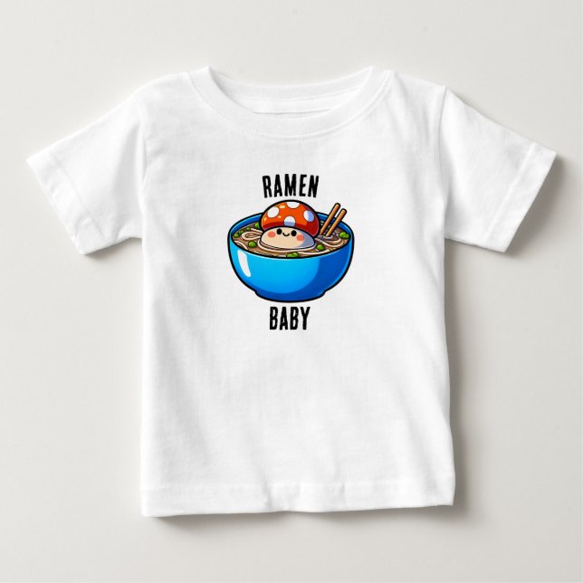 Ramen Baby T-shirt Baby Top (Framsida)