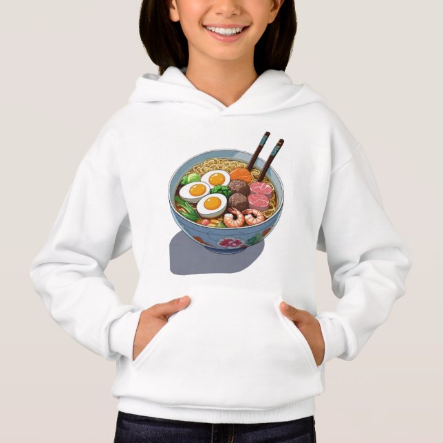 Ramen Bliss - Anime Stil T Shirt (Framsida)