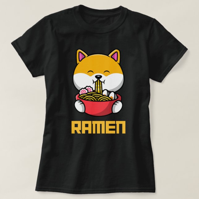 Ramen blk Womens T Shirt (Design framsida)