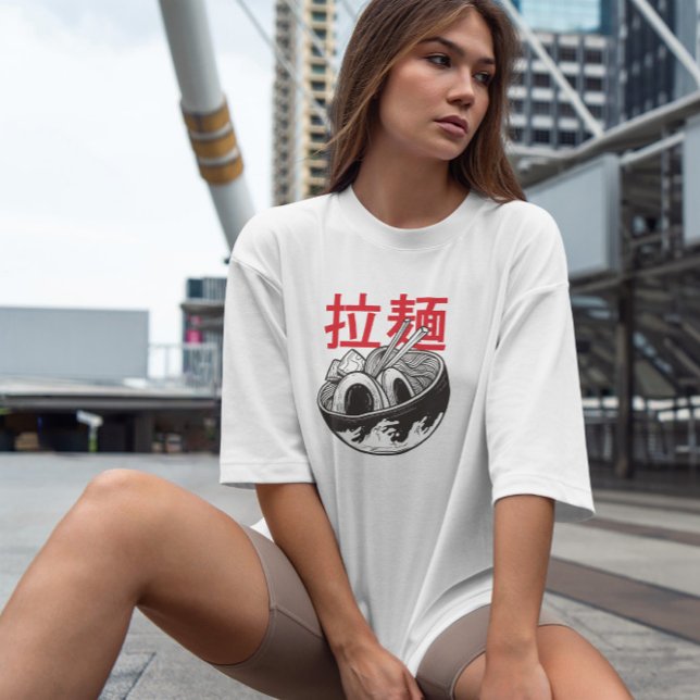 Ramen Bowl Japansk Food T Shirt (Skapare uppladdad)