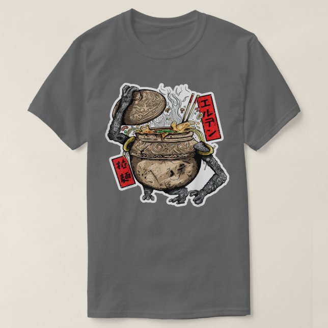 Ramen Bowl Nerdy Gamer Video Game Player Boys Tonå T Shirt (Design framsida)