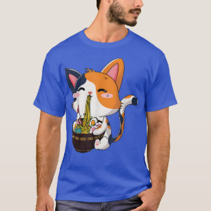 Ramen Cat Anime Bowl Kawaii Neko Japanska1171 T Shirt