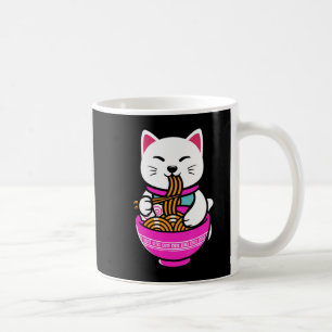 Ramen Cat Anime Neko Gift Kawaii Kaffemugg