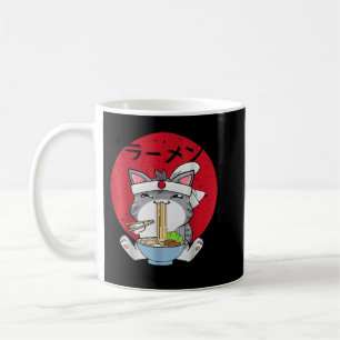Ramen Cat Japansk Anime Kawaii Älskare 2022 Boys G Kaffemugg