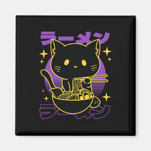 Ramen Cat japanska Magnet