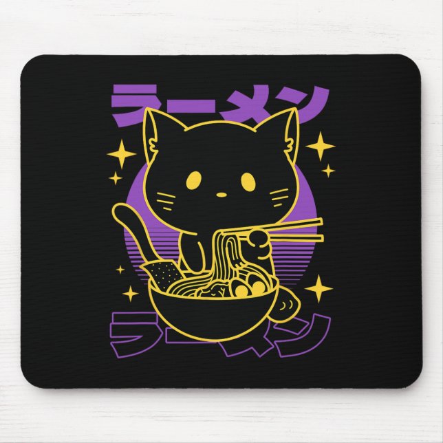 Ramen Cat japanska Musmatta (Framsidan)