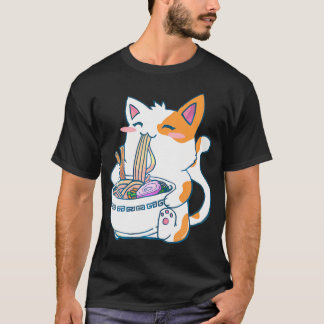 Ramen Cat Kawaii Anime Otaku T Shirt