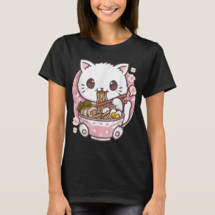 Ramen Cat Kawaii Anime Ramen Cat Lovers Kawaii T Shirt