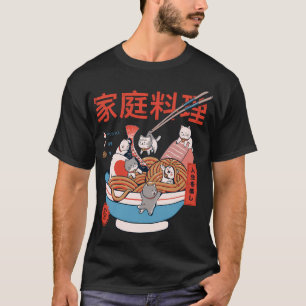 Ramen Cat Kawaii Neko Bowl Anime Otaku T Shirt