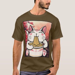 Ramen Cat Lover Kawaii Anime 1483 T Shirt