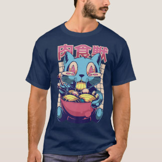 Ramen Cat Noodle Soppa - Japansk Manga Anime 1514 T Shirt
