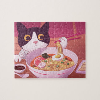 Ramen Cat Puzzle Pussel