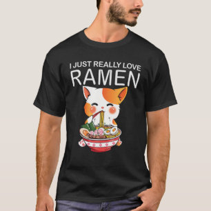 Ramen Cats Kawaii Anime Jape Food Girls T Shirt