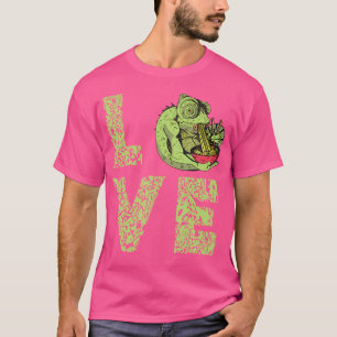 Ramen Chameleon Lizard Reptile Älskare japansk noo T Shirt
