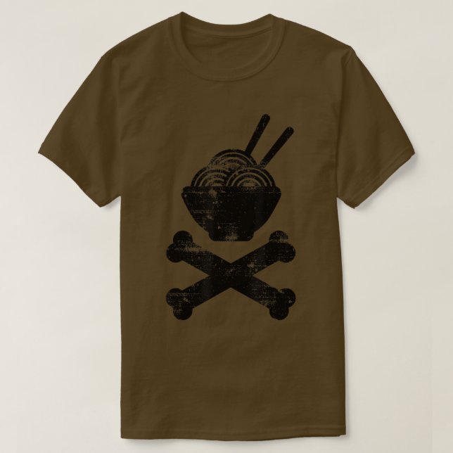 Ramen Crossbone vintage shirt T Shirt (Design framsida)
