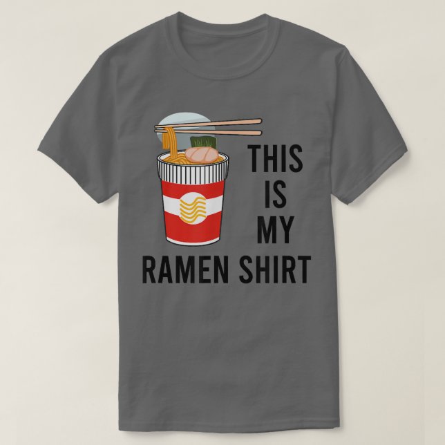 Ramen Design Japansk Food Art Ramen Noodles T Shirt (Design framsida)