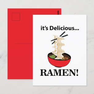 Ramen Det är Delicious Ramen Vykort