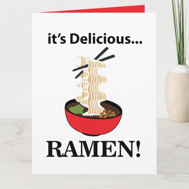 Ramen Det är gott  Kort (Framsida)