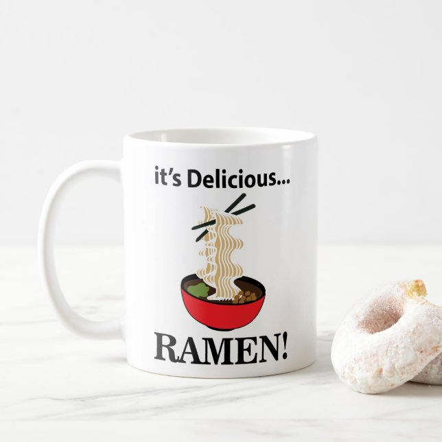 Ramen Det är Gott Nudel Kaffemugg (Med munk)