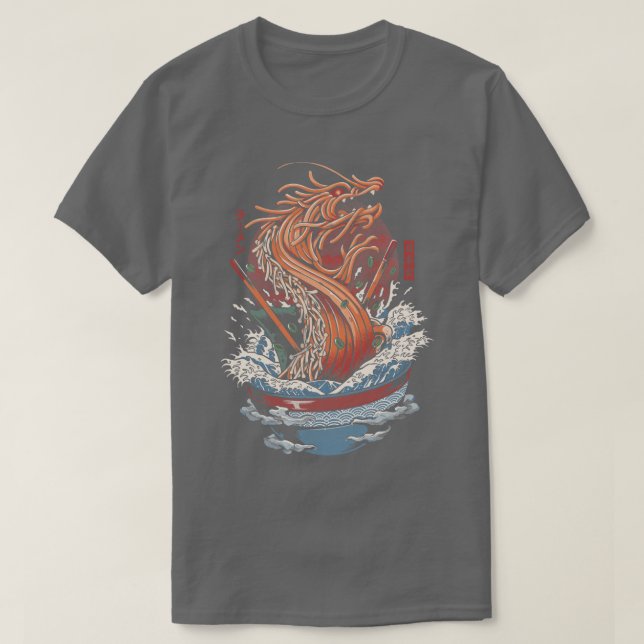 Ramen Dragon T Shirt (Design framsida)