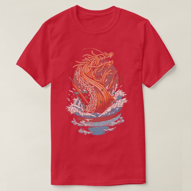 Ramen Dragon T Shirt (Design framsida)