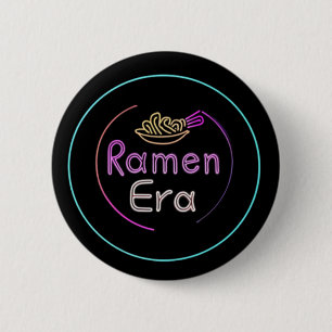 RAMEN ERA, japanskt livsmedel, NEON STIL Knapp