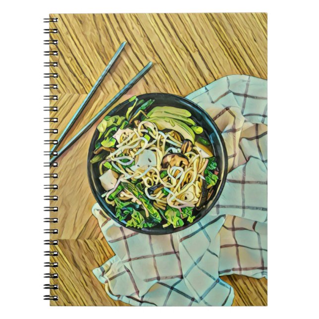 Ramen-födelsedagspresent Anteckningsbok (Framsidan)