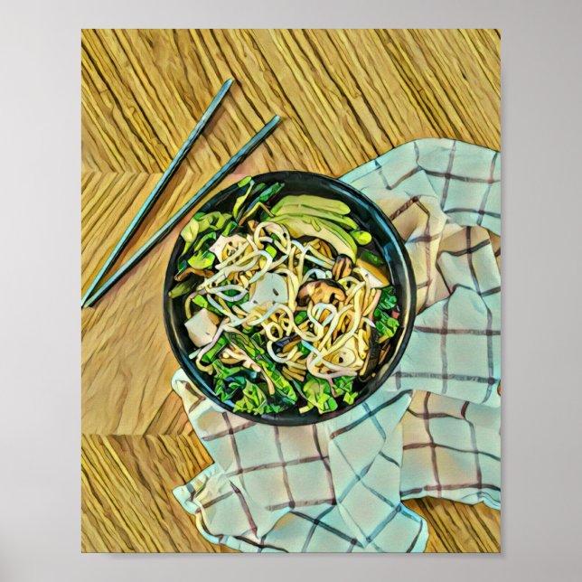Ramen-födelsedagspresent Poster (Framsidan)