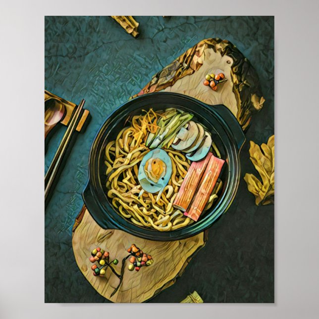 Ramen-födelsedagspresent Poster (Framsidan)