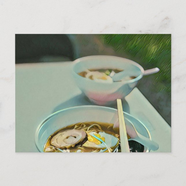Ramen födelsedagspresent vykort (Framsida)