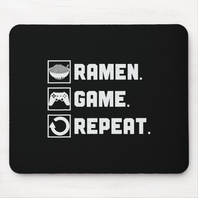 Ramen Game Repeat Noodle Video Games Console Gamer Musmatta (Framsidan)