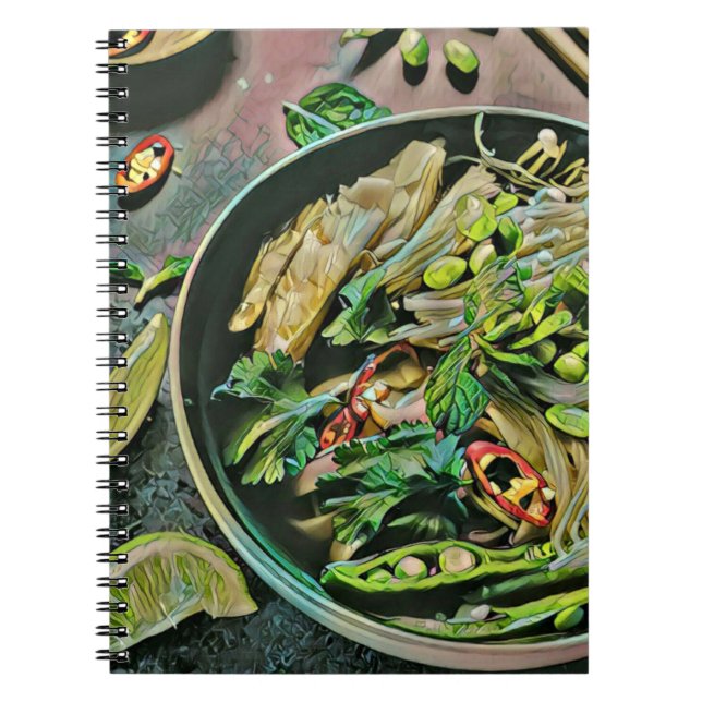 Ramen-grafik Anteckningsbok (Framsidan)
