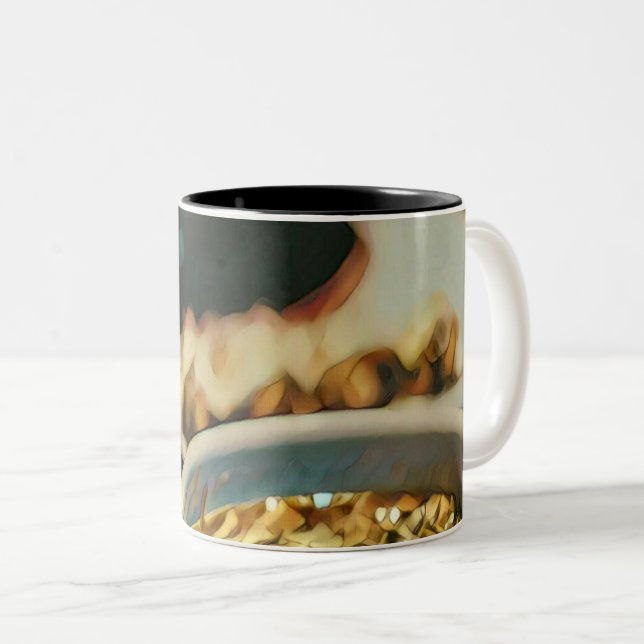 Ramen-grafik Två-Tonad Mugg (Framsida höger)