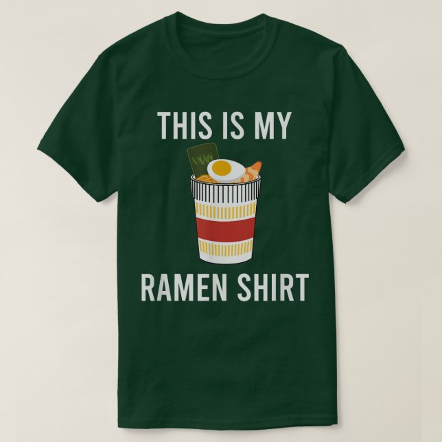 Ramen Ironic säger att japansk livsmedelskultur T Shirt (Design framsida)